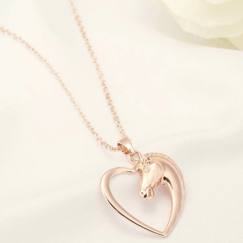 🐴 Horse Love Heart Necklace 🐴